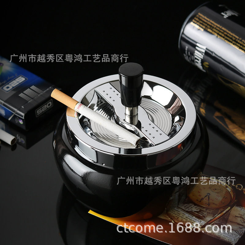 Fashionable creative big capacious windproof ashtray
