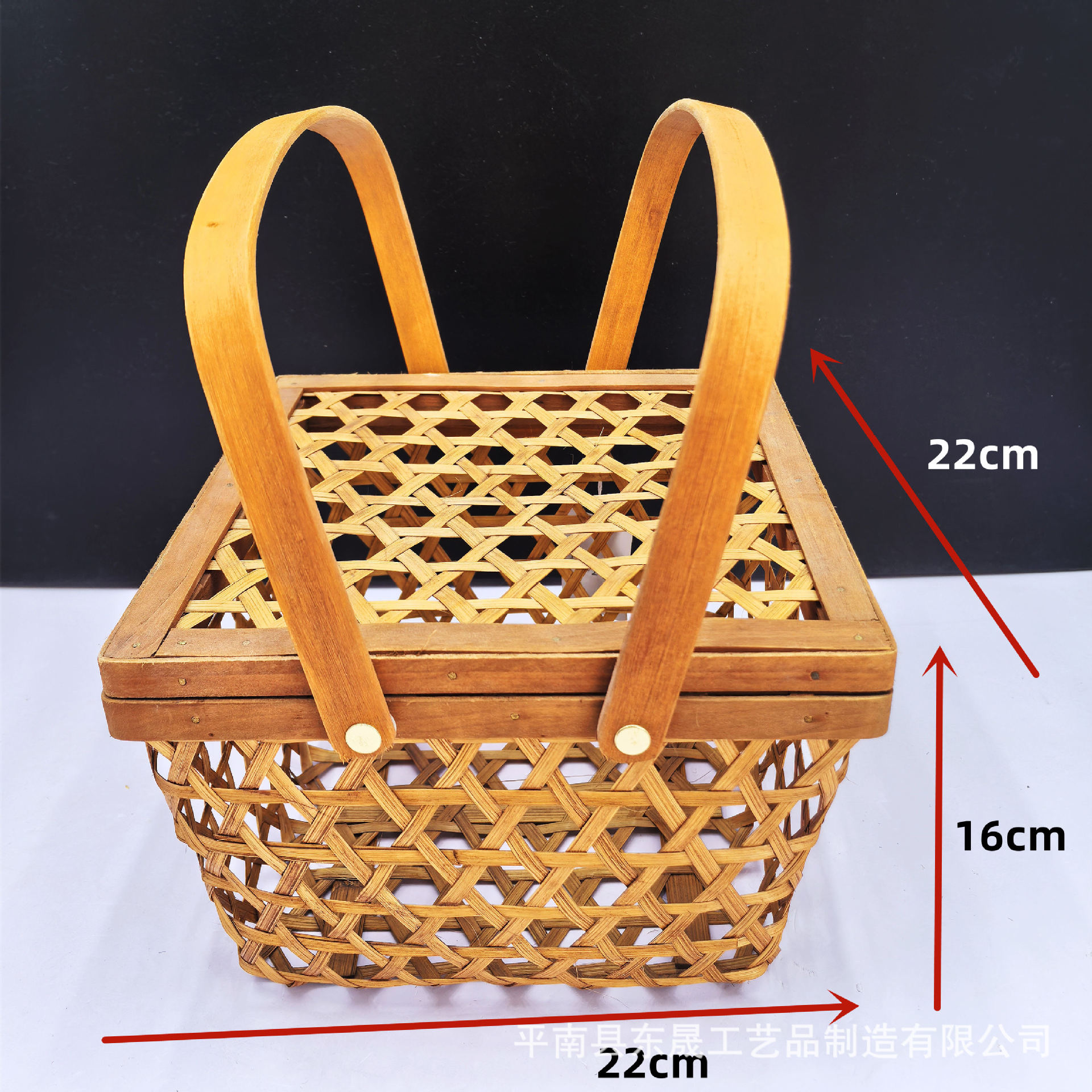 22*22*16cm 빈 바구니 + 독립 뚜껑