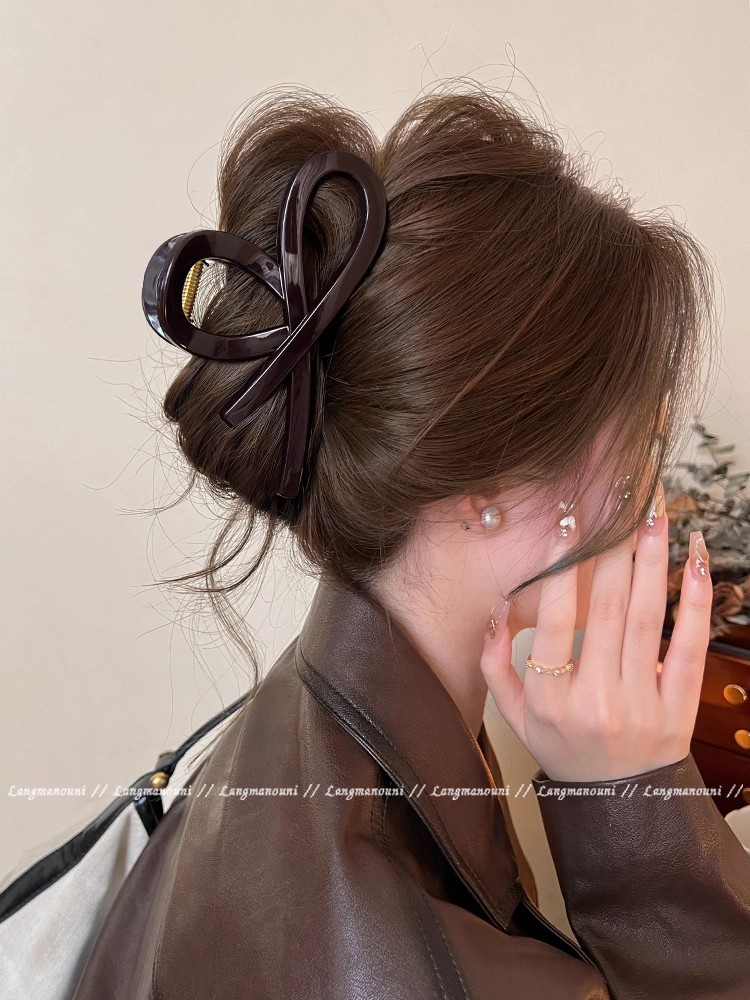 PC-Material Haargreifer Große Größe für volles Haar Haarspange Damen Hinterkopf Hai-Clip Neues Modell Hochwertiges Haarzubehör