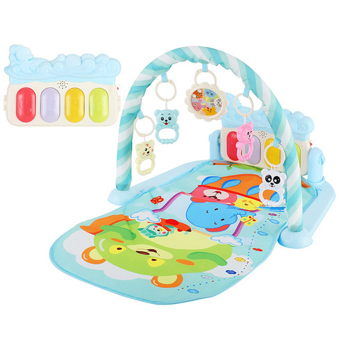 Infant Music Fitness Frame Toys 3-6-12 Months Baby Foot Piano Crawling Mat Amazon Cross-border Toys