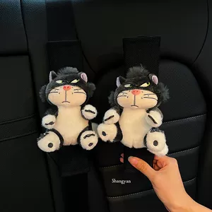 Car seat belt shoulder protective cover a pair of cute four seasons universal car Summer Lucifer car interior decoration safety belt