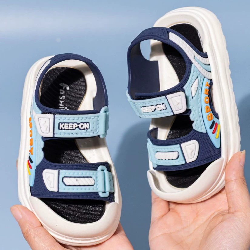 Новая внешнеторговая трансграничная коммерция горячей продажи XiaoZhongTong Beach липучка сандалии 002 6