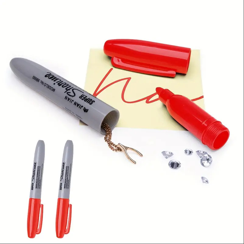 Camuflaje marcador falso herramienta de dinero Xizango marcador negro oculto joyería dinero privado transferencia segura escritura