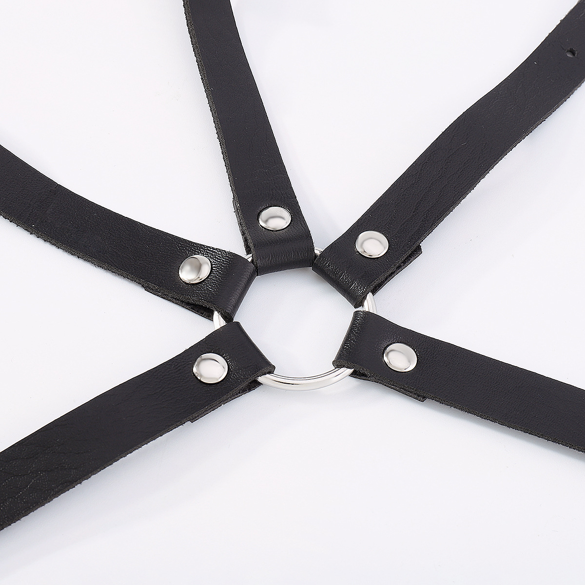 Sexy PU Leather Geometric Body Chain Belt