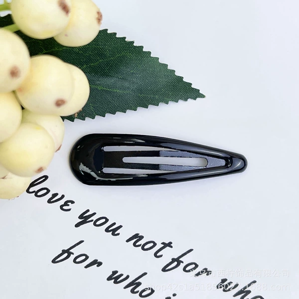 5CM water drop oil clip black