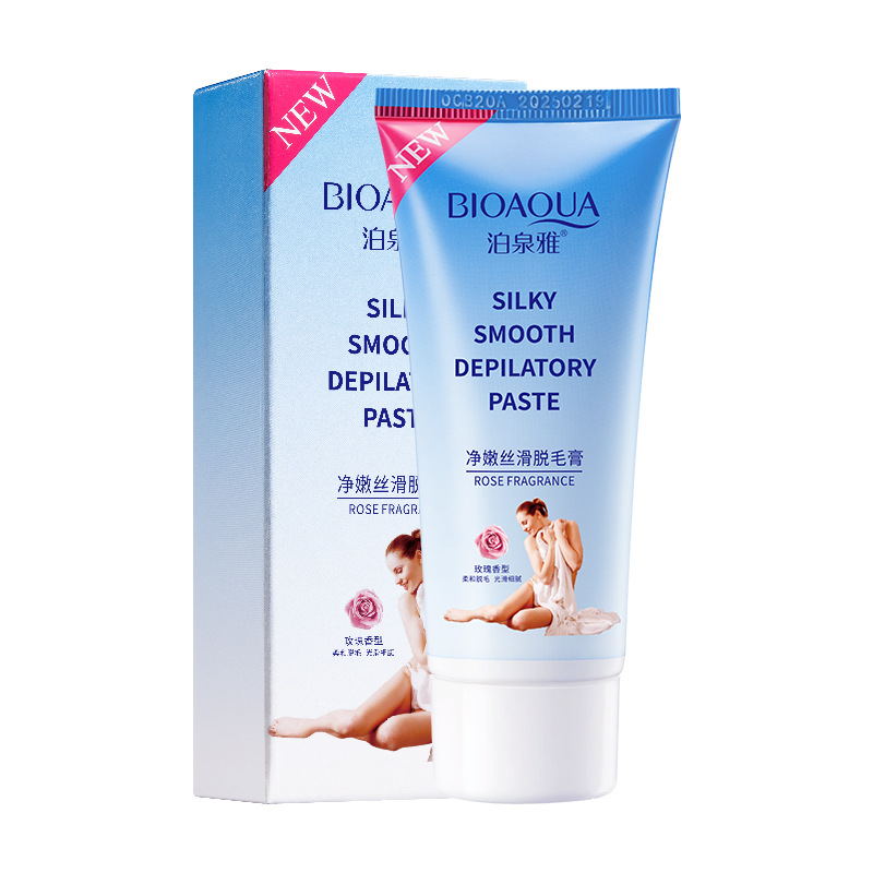 Crema depilatoria suave y sedosa Boquanya que suaviza el vello, elimina fácilmente las pelos, es suave y no irritante, y mejora la apariencia de la piel. image 7