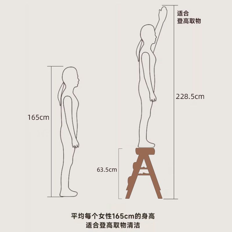 家庭用多機能三段はしごコレクション兼用はしご折りたたみスツール人間はしごポータブルチェア|undefined