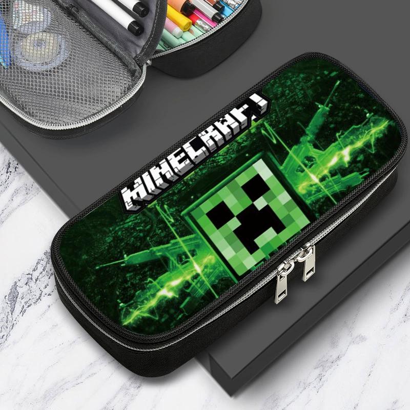 Производитель оптовая трансграничная мой мир ручка сумка большая емкость для детей карандаш ткань him канцелярская коробка для мальчиков