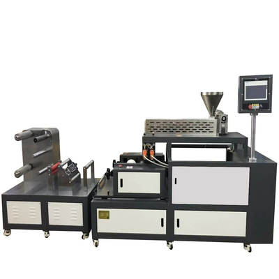 laboratory Cast Film machine small-scale plastic cement Extruder laboratory Bag making machine