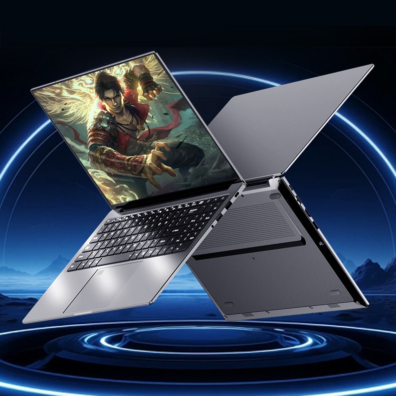 New Core Laptop 15inch Independent Graphics Gaming Office Learning Netbook Laptop Russian