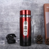 Capacious street handheld sports bottle stainless steel with glass, glass, lifting effect, creative gift