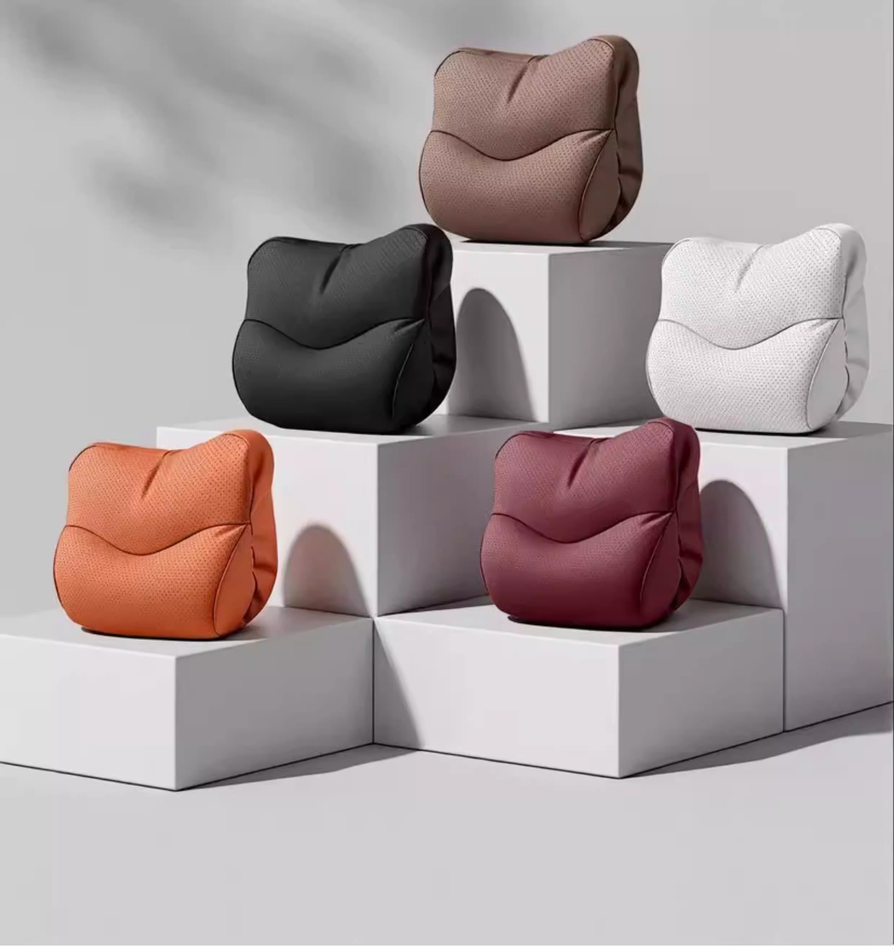 Car Headrest and Neck Pillow Set for Bmw and Mercedes, Suitable for All Seasons, with Lumbar Support, 2026 New Model