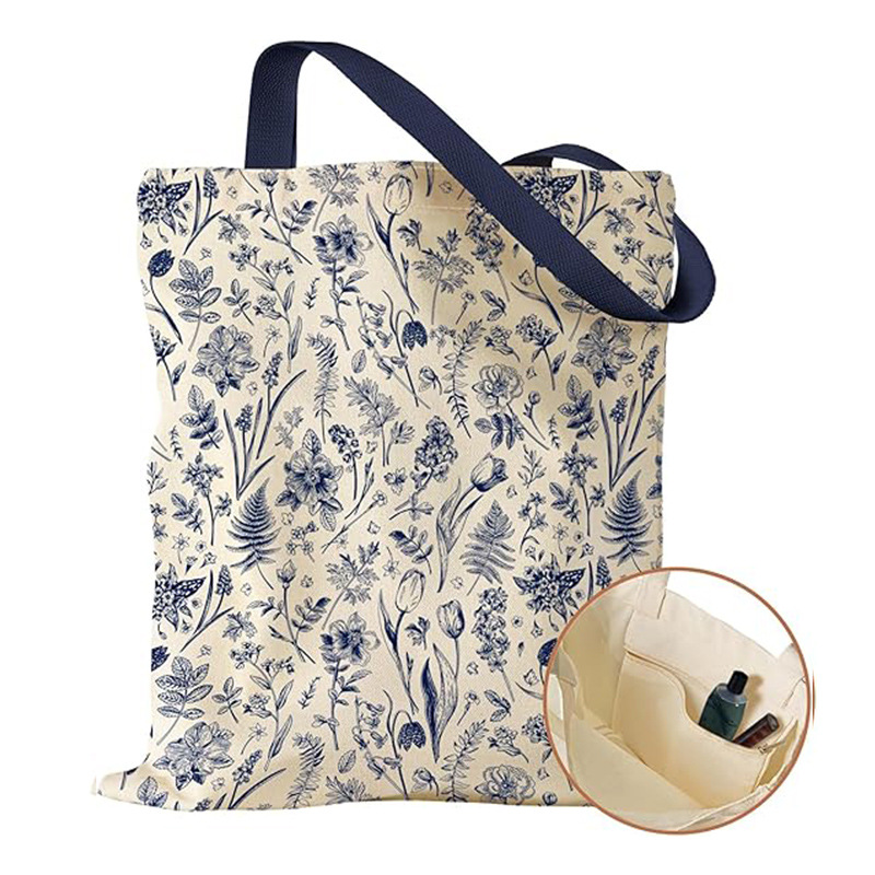 letras inglesas canciones impresión bolsas de lona bolsas de hombro bolsas plegables bolsas de mano bolsas de compras Amazon explosión comercio exterior