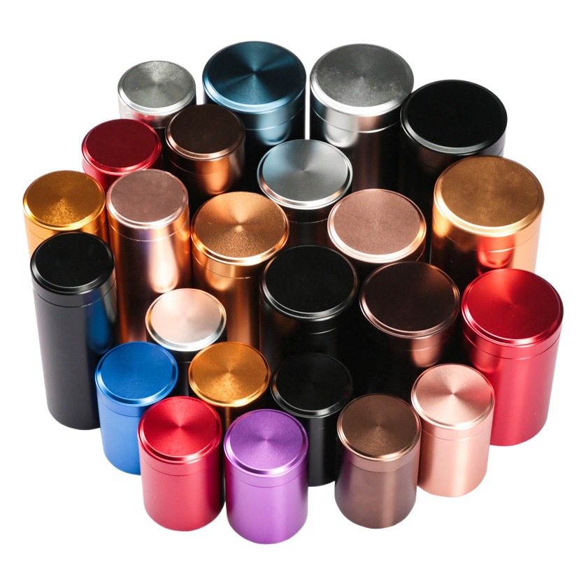 Olla de té de una burbuja de tamaño pequeño de aleación de aluminio de titanio Tetera Caja de té de almacenamiento portátil pequeña tetera olla de hierro olla vacía sellada