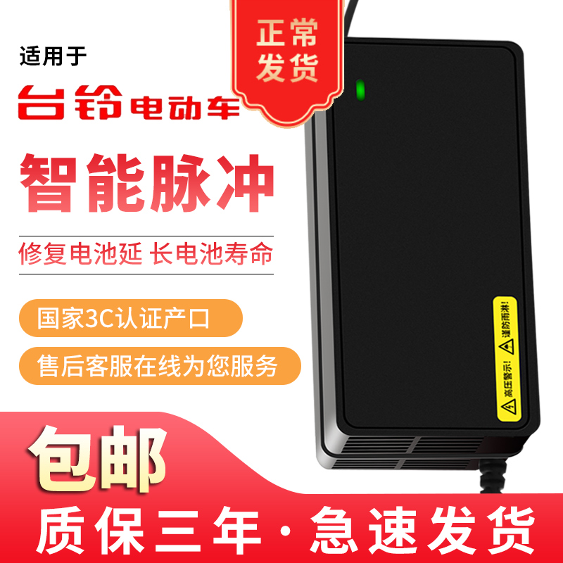 适用台铃电动车充电器48V12AH60V20AH72V32AH台铃电动车充电器