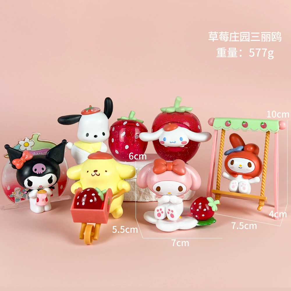 Sanrio, cartoon cute minifigure