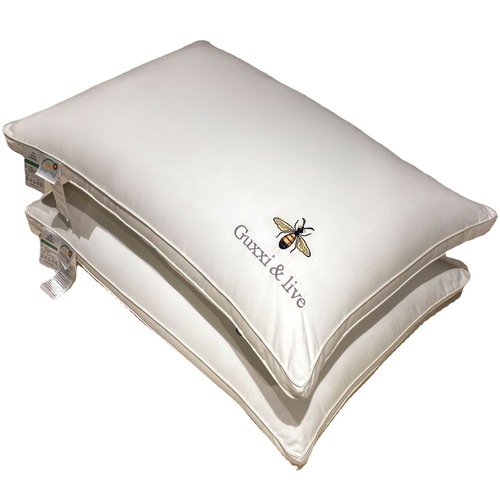 Soy fiber feather velvet pillow core five-star hotel pillow cotton B&B soft cervical spine single pillow wholesale