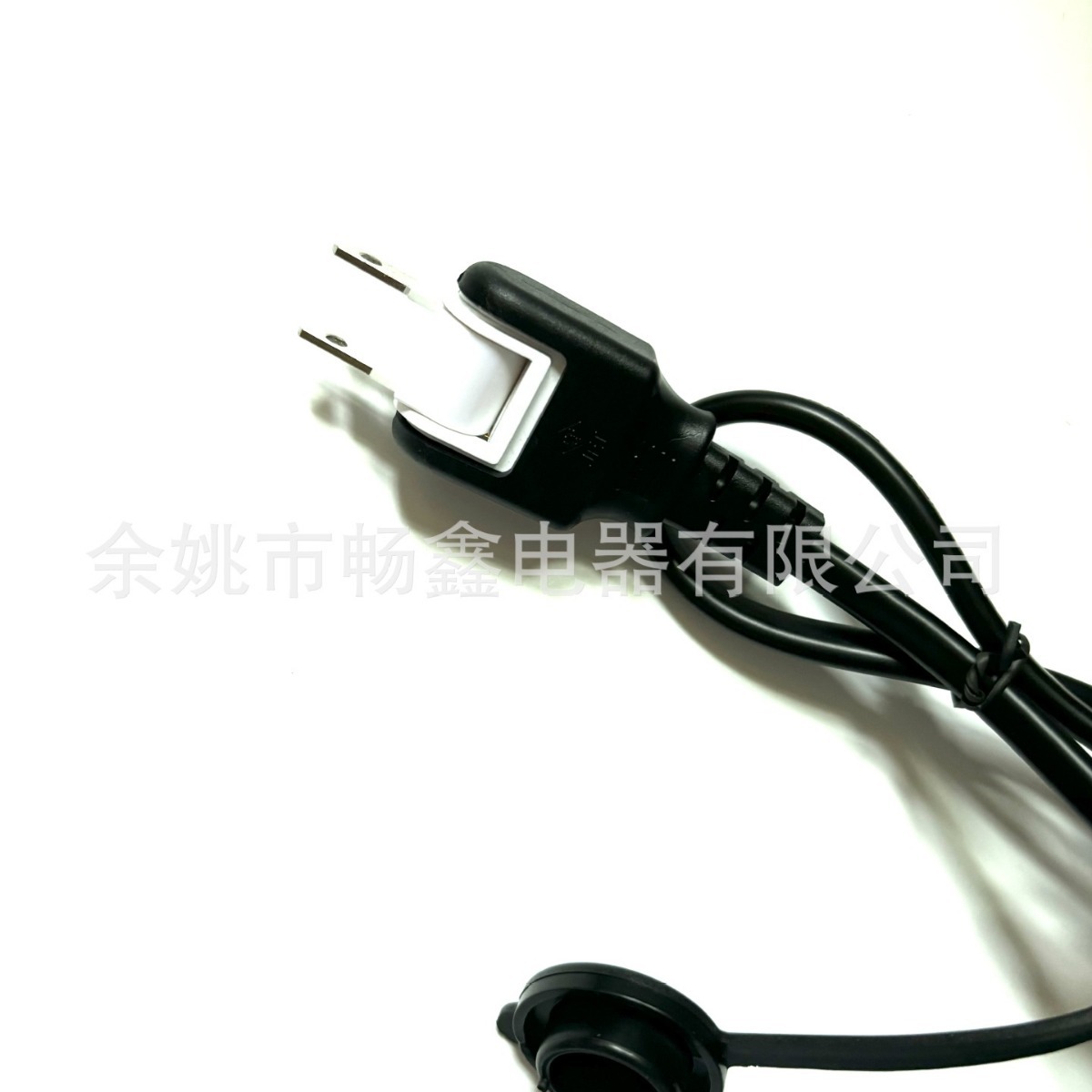 厂家直销 卡扣式插头 黑白 尾带点烟器插座 可活动  日本 2针电线