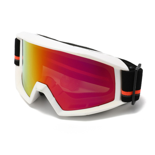 Cross-border new style real film reinforced anti-fog mountaineering ski goggles with mirror box outdoor snow windproof goggles BL3058