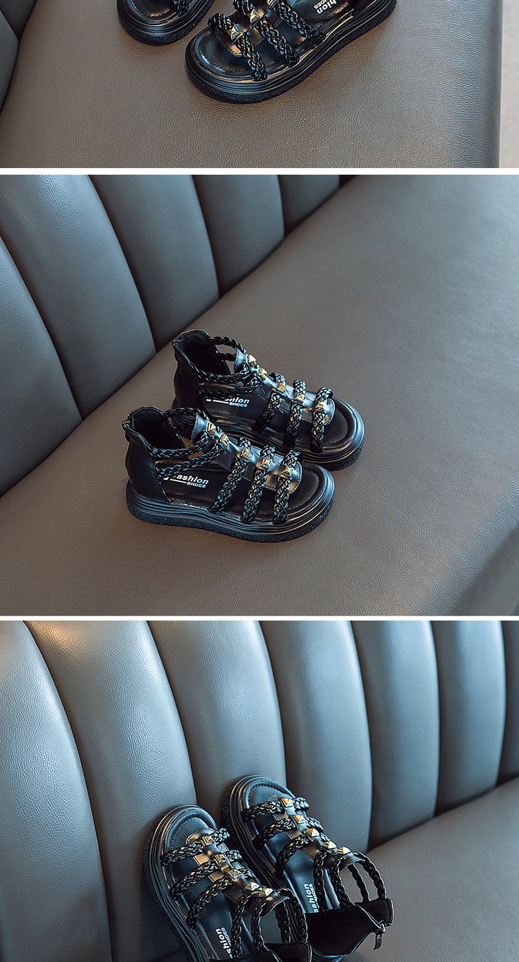 Ventilerande flick sandaler sommar prinsess stil sportiga_voghion.com