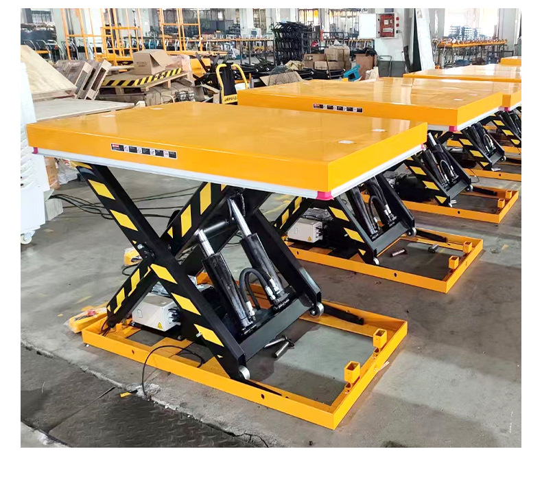 Fixed Hydraulic Lift Platform for Workshop Loading and Unloading Goods, Large-Tonnage Fixed Scissor Lift