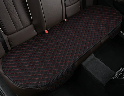 Cushion, Small Diamond-Shaped, No-Tie | Seat cushion, seat cover - black-and-red-rear-seat-cushions