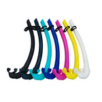 成人浮潜湿式呼吸管自由潜水折叠硅胶管水上运动游泳呼吸器