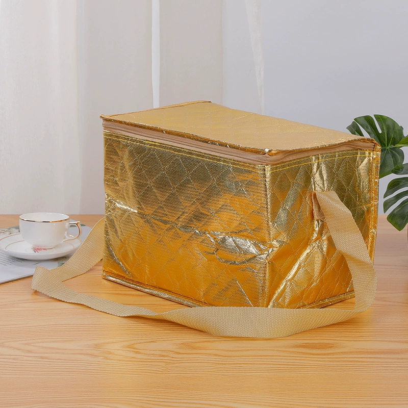 Double-layer handheld purse, thermos, picnic bag, Amazon, wholesale