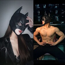 蝙蝠侠面部面具男女款头套面罩道具万圣节cosplay