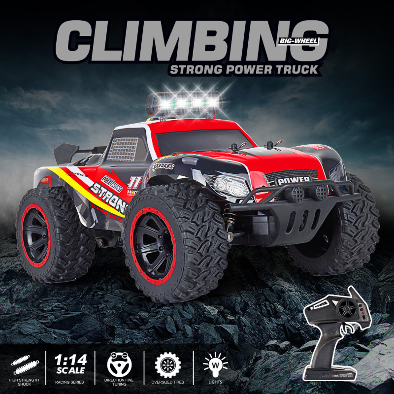 KYAMRC 1:14ビッグフット砂地ショートカードオフロード車高速RCリモコンカー子供用クライミングおもちゃ車|undefined