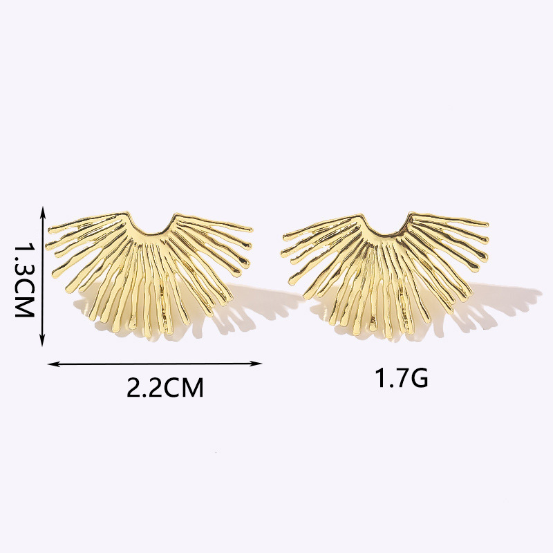 Fan -shaped golden