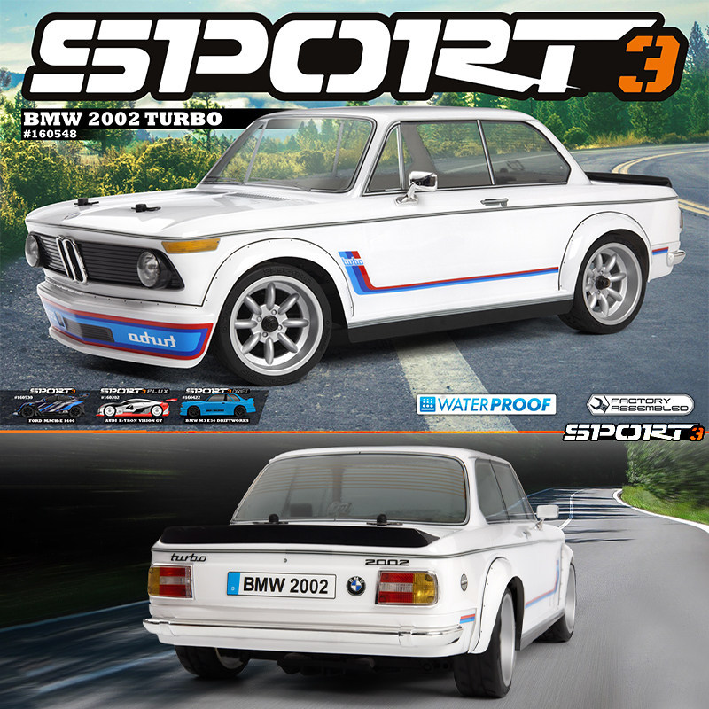 HPI BMW 2002 Turbo仿真宝马漂移车RC遥控车模型电动四驱#160937