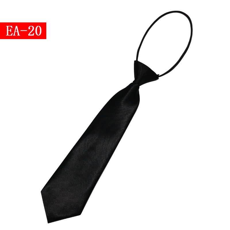 Wholesale children's team collar flower performance tie Korean style solid color baby casual rubber band Lazy tie bow tie