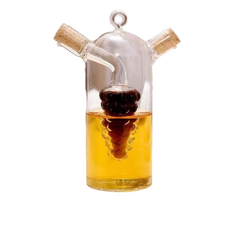 Botella de vino vinagre de salsa de soja botella de condimento vinagre de aceite de vidrio de doble propósito botella de aceite de cocina creativa botella de condimento sellado botella de vinagre de aceite image 5
