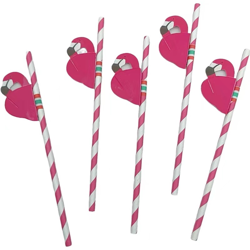 Fiesta palos de panal estereoscópico flamenco decoración desechable degradable postre pastel cóctel palos de decoración