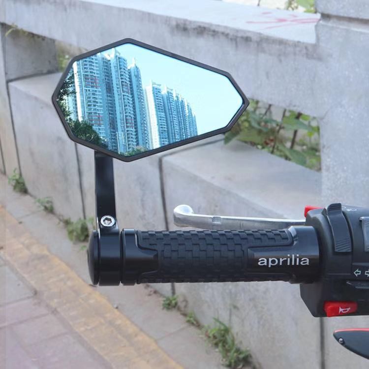 Cross-border motorcycle rearview mirror modified retro rearview handle mirror aluminum alloy reflector rearview mirror