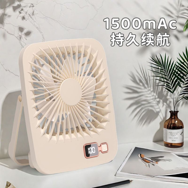 2025年越境新商品 卓上扇風機 ミニ オフィス 寮 折りたたみ式 壁掛け可能 デジタルディスプレイ ポータブル|undefined