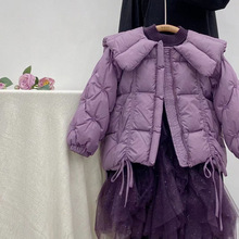妞妞韩摩 李田冬季女童加厚外套 品牌折扣童装外贸专柜撤柜批发
