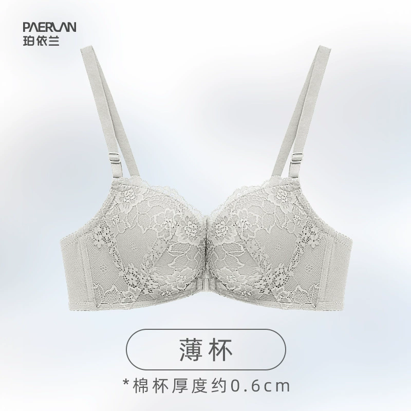珀依兰 Lace push up bra, bra top, wireless bra, underwear, beautiful back