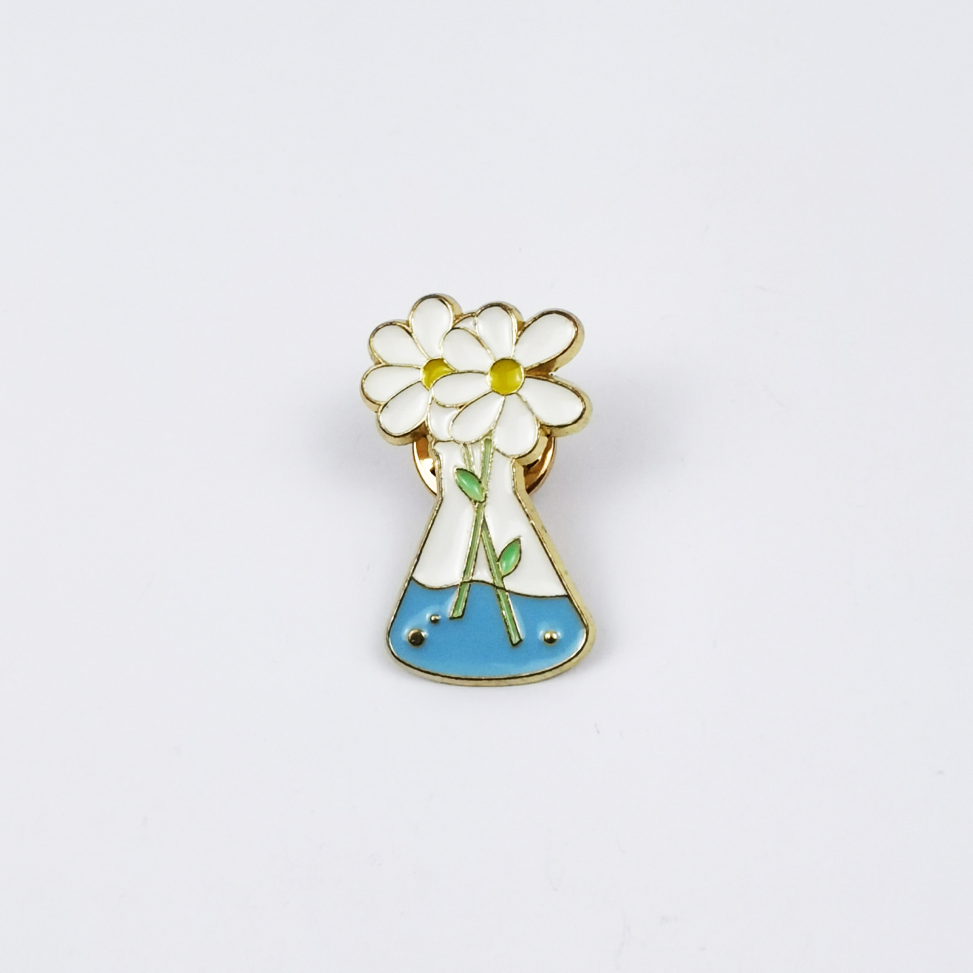 Broche creativo de la serie Beaker, broche de aleación versátil y personalizado con diseño de caricatura, florero, decoración para mochila y accesorio de hebilla para mochila
