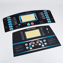 丝印PET遥控器控制面板透明pvc面贴铭牌磨砂PC按键薄膜面板标牌