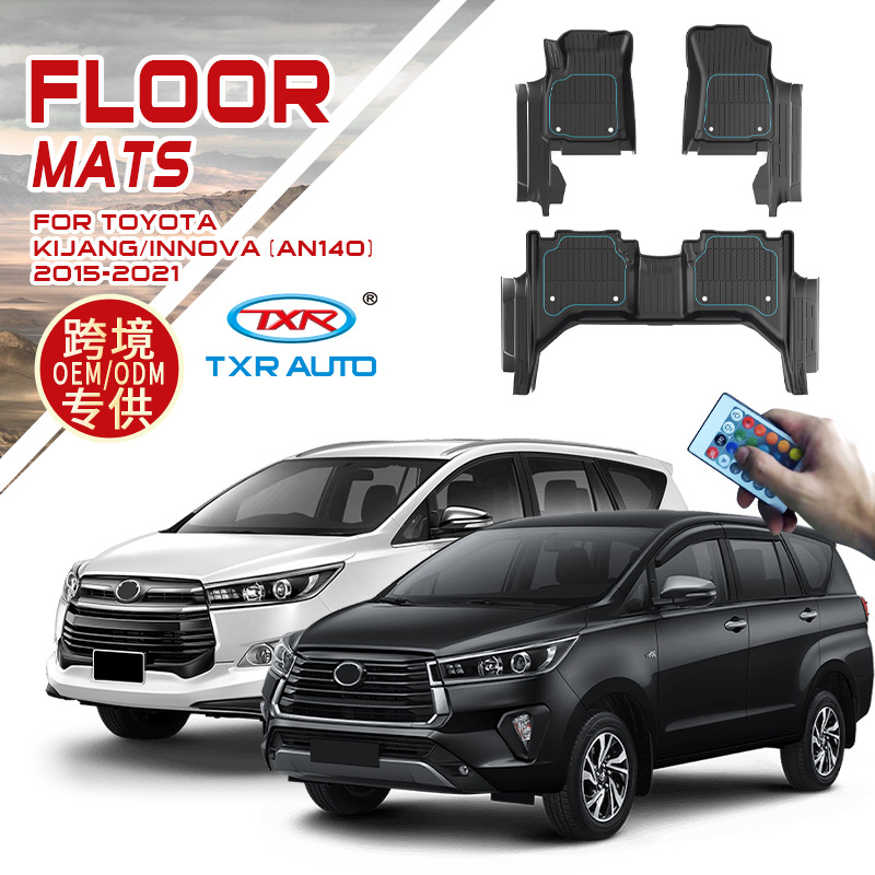 Adecuado para Toyota Innova Kijang, timón derecho, alfombrilla especial para automóvil, alfombrilla impermeable 5D TPE