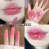Lip balm, moisturizing lip gloss, glossy lipstick, with little bears, mirror effect