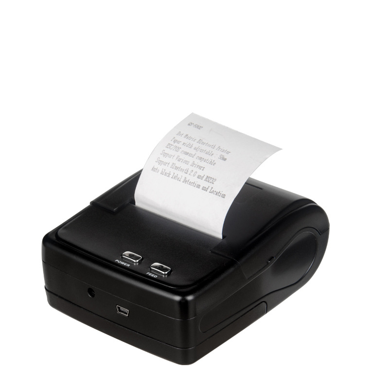 58mm wireless Biller Bluetooth Portable Needle type printer Double vehicle Sales detailed list Work order Long-term Save