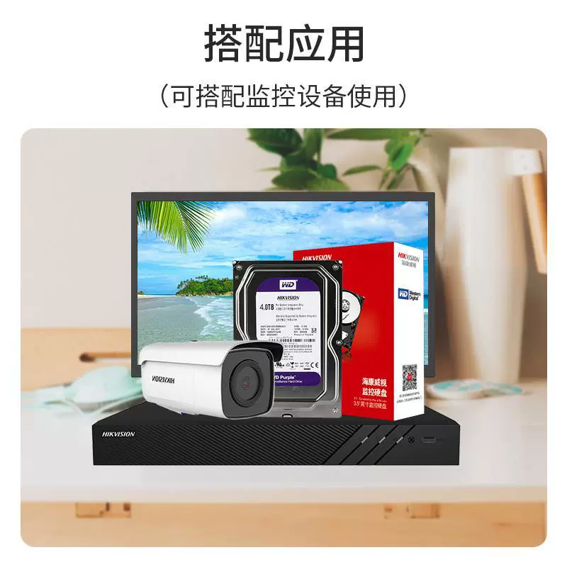 Применимо к SATA Western Purple Panpan Haikang Weisan 4TB/6TB 5400 Мониторинг Жесткий диск Механический диск OE