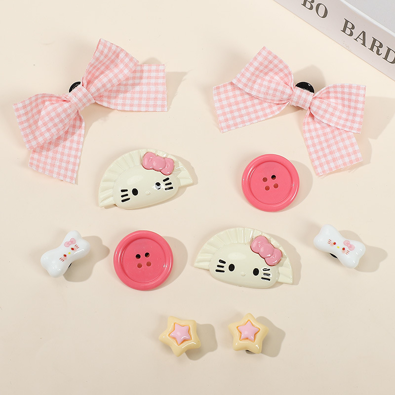Croc Shoe Accessories Kt Cat Shoe Charms Cute Girl Shoe Decorations Cartoon Anime Versatile