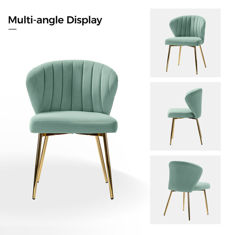 Silla de exportación silla de ocio doméstica silla de maquillaje nórdica silla de comedor de lujo de alto nivel image 6