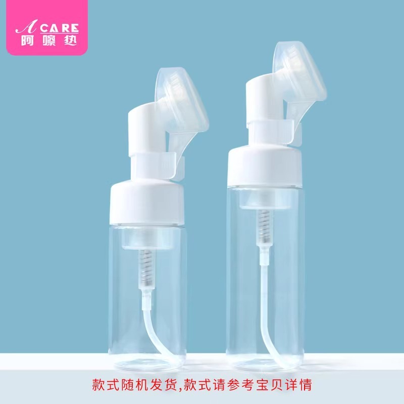 - EXPRESS / Botella espumante / Mousse A1v - Botella de espuma de silicona cabeza de lavado de la cara cepillo espumante botella de prensa