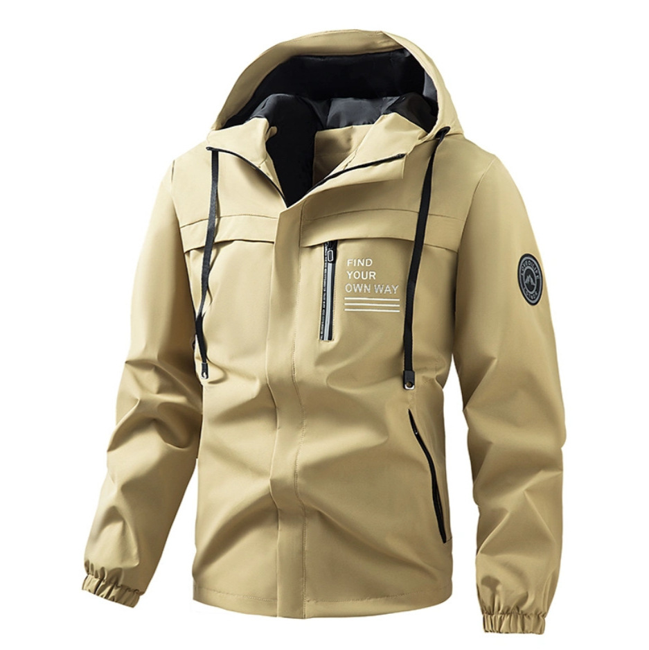 Primavera y otoño transfronterizos chaqueta de otoño hombre ropa deportiva al aire libre vestir de asalto chaqueta con capuzas casuales chaqueta de tamaño grande para hombres comercio exterior