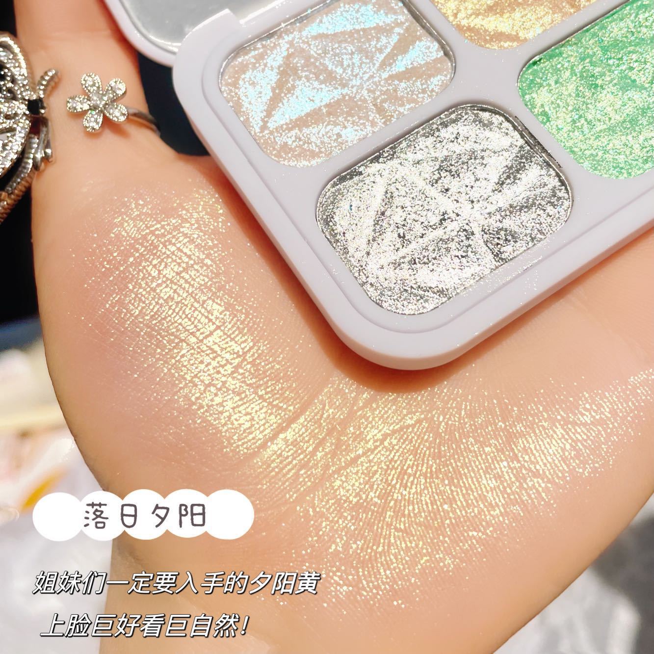 insfany Macaron Chameleon High Disc Polarized Color 8-color Cut Color Eyeshadow Douyin Xiaohongshu undefined